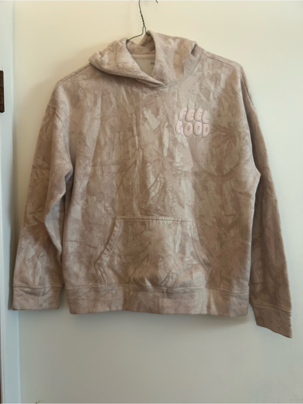 Hollister Kids' Hoodie Jacket - Light Beige Tie-Dye